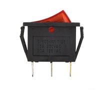 Interrupteur à bascule ON-OFF-ON 3 broches SPST 15 A 250 V 20 A 125 V Boîtier fin Montage encliquetable pour commandes de convoyeur et pompes
