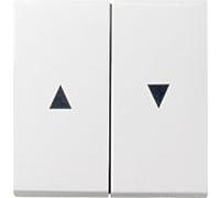 Interrupteur à bascule pour store Gira 029403, 2 positions, avec symbole flèche, blanc pur brillant, symbole 029403