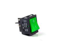 Interrupteur à bascule robuste à 4 broches, marche-arrêt, 30A/KCD4-201 V, avec lumière LED, Machine à souder électrique/interrupteur de four, ignifuge, 250(G)