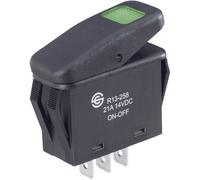 Interrupteur à bascule TRU COMPONENTS TC-R13-258B B/G 1587862 14 V/DC 21 A 1 x Off/On IP66 à accrochage 1 pc(s)