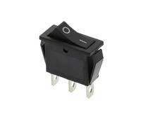 Interrupteur à bascule unipolaire unidirectionnel 3D3P-BLACK KCD3 220 V ON/OFF SPST 20 A 125 V CA