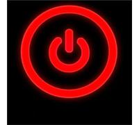 Interrupteur à bouton 10A style court 16/19/22mm LED démarrage arrêt 3V6V12V24V220V(Red symbols,22MM_MOMENTARY RESET_100-220V(220V))
