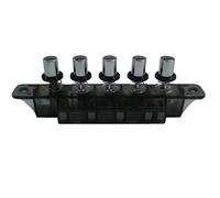 Interrupteur à bouton-poussoir à 5 touches - Module de commutation | alimentaire arc-en- Interrupteur de style piano compatible 250V4A | Pour faire fonctionner des appareils électroménagers Trav