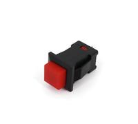 Interrupteur à bouton-poussoir autobloquant carré PB04-A 14 x 14 mm, 2 broches, marche/arrêt, normalement ouvert, 3 A/125 V CA, 10 pièces(10Pcs Red)