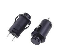Interrupteur à bouton-poussoir circulaire DS-425 à réarmement automatique, sans verrouillage, 1,5/3 A, 250/125 V CA, 12 mm, plusieurs couleurs, 1 pièce(K030e038-Black)