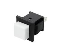 Interrupteur à bouton-poussoir DS-430 à réarmement automatique sans verrouillage, 2 broches, 3 A, 125 V CA, boîtier en plastique multicolore, fixation par encliquetage, 1 pièce(K038e026-White)