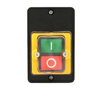 Interrupteur à Bouton-poussoir étanche AC220V/380V 10A Interrupteur à Bouton-poussoir Bouton-poussoir de Démarrage du Moteur Bouton D'arrêt du Moteur Interrupteur Marche-arrêt avec Boîtier étanche à L