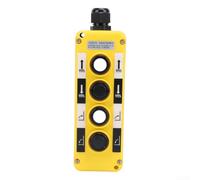 Interrupteur à bouton-poussoir industriel COB-T1/T2/T3 - Contrôleur de palan électrique pour boîtier de commande de grue - IP68 - Étanche - Interrupteur de levage de moteur ergonomique - Station