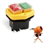 Interrupteur à Bouton Poussoir KJD17B,5 -Immateur D'outils D'alimentation De Pin,Interrupteur Etanche,Électromagnétique Les Coupures De Courant,Pour Outils Électriques Et Machines