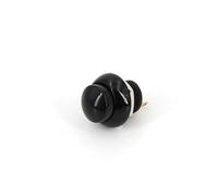 Interrupteur à bouton-poussoir rond haut PA12, interrupteur étanche à réinitialisation momentanée à 2 broches for poignée de joystick de commande électrique et équipement électronique(Black)