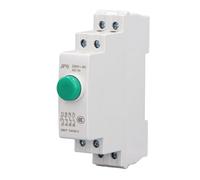 Interrupteur à Bouton-poussoir sur Rail Din, Interrupteur à Bouton-poussoir AC230V 2NO 2NC pour Contacteur de Démarreur Magnétique, Contrôle de Ligne électrique JP9 (GREEN)