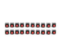 Interrupteur à bouton poussoir tactile 20 pièces 6x6x7 3mm interrupteur Micro Tact étanche avec matériau en plastique et métal