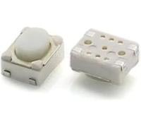 Interrupteur à bouton-poussoir tactile micro, 50 pièces SMT 3x4x2.5MM Tactile bouton poussoir Micro interrupteur auto-réinitialisation voiture télécommande commutateurs