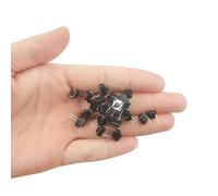 Interrupteur à bouton tactile, 6 x 6 x 5 mm, horizontal, 3,5 mm de long, 2 broches, 50 spst interrupteur à bouton, pour plaque de circuit électronique PCB