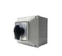 Interrupteur à came LW26-63A avec bouton principal de changement boîtier, 690V 63A, 1 pôle, boîte étanche rotative YMW26-63/1M(Switch box 101 Reset)