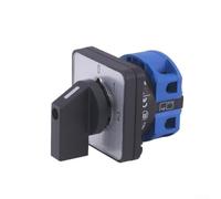 Interrupteur à came rotatif 25 A 2 positions 4 bornes IP20 | Interrupteur marche/arrêt stable, courant nominal 25 A, 4 bornes, protection IP20, design compact