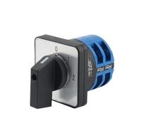 Interrupteur à came rotatif universel 2 pôles for batterie de voiture, 32 A, 0 positions, LW26-32/2