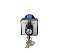 Interrupteur à cames bouton rotatif YMW26 LW26-20YS2/4, commande électrique double puissance 20 A, 4 pôles, 3 positions, 110 V-OFF-220 V, avec inverseur clé