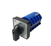 Interrupteur à cames for moteur deux vitesses, marche/arrêt, marche, 3 positions, 4 pôles, 20 A, sélecteur rotatif, contact argenté, LW8-20-5.5S1/4