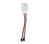 Interrupteur à capteur tactile 12 V 5 A 60 W LED pour surfaces en verre acrylique, gradation sensible à une touche pour armoires de salle de bain, blanc (fil)