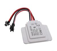 Interrupteur à capteur tactile 12 V 5 A avec capacité de gradation pour bandes lumineuses LED sur surfaces miroir en acrylique de 5 mm dans la salle de bain (E)