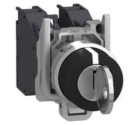 Schneider Electric Schneider Electric Interrupteur à clé XB4BG03 3 positions 2S noir Quantité:1