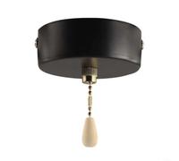 Interrupteur à cordon blanc 150 cm pour plafonnier 3 A 220-250 V pour salle de bain