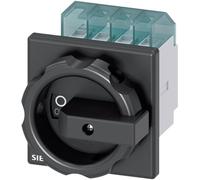 Interrupteur à coupure en charge; noir 3 pôles 6 mm² 16 A 690 V/AC Siemens 3LD20030TK51