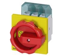 Interrupteur à coupure en charge; rouge, jaune 3 pôles 16 mm² 25 A 690 V/AC Siemens 3LD21030TK53