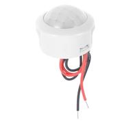 Interrupteur à Détecteur de Mouvement PC, pour Lampe Led, Blanc | Large Plage de Tension, Haute Sensibilité, Installation Facile, Usage Plafond ou Montage Mural