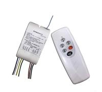 Interrupteur à distance sans fil 4 canaux 1000 W Lampe LED (4 voies) | 4 canaux indépendants, 1000 W par canal, compatible LED, signal stable, montage facile