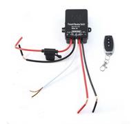 Interrupteur à distance sans fil DC 12 V-72 V 30 A étanche pour actionneur linéaire treuil porte de garage - Récepteur de relais robuste IP66 portée de 51,2 m (A)