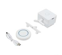 Interrupteur à distance sans fil pour contrôle automatique de la lumière, bouton intelligent avec portée de 30 m, installation facile sans câblage pour interrupteur mural existant, ABS Kun