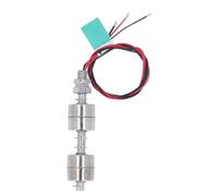 Interrupteur à Flotteur de Niveau d'eau 100 Mm Capteur de Niveau d'eau Réservoir de Commutateur à Flotteur en Acier Inoxydable Fil de 400 Mm Haute Tension 0-220 V pour Réservoirs