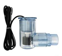 Interrupteur à flotteur, interrupteur de débit, interrupteur de débit de type T avec adaptateur de filetage 3/4, capteur de niveau en polypropylène de 1,8 m pour débitmètre de vidange CVC SS2 SS3(A)