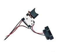 Interrupteur à gâchette pour perceuse sans fil 21 V avec contrôle, bouton variable de rechange pour perceuse électrique, outils électriques, composant de commutateur en plastique facile à installer