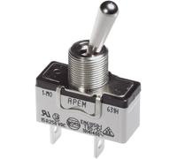 Interrupteur à levier 1 x On/Off/On APEM 639H/2 250 V/AC 10 A permanent/0/permanent 1 pc(s)