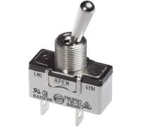 Interrupteur à levier 2 x Off/On APEM 641NH/2 250 V/AC 15 A à accrochage 1 pc(s)