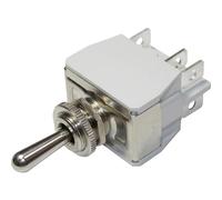 Apem Interrupteur à levier 6-649H/2 2 x On/Off/On 250 V AC 6 A 1 pc
