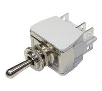 Apem Interrupteur à levier 649H/2 2 x On/Off/On 250 V AC 10 A 1 pièce