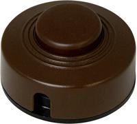 Interrupteur à pédale Kopp 191852084 avec décharge de traction marron 1 x Off/On 2 A 1 pc(s)