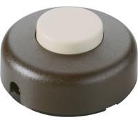 Interrupteur à pied interBär 5062-509.01 marron, beige 1 x Off/On 2 A 1 pc(s)