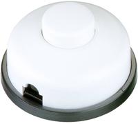 Interrupteur à pied interBär 8009-608.01 blanc 1 x Off/On 6 A 1 pc(s)