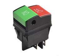 Interrupteur à pression HY52 pour outils électriques, 250 V, 12 A, 4 pôles, étanche IP54, interrupteur marche/arrêt avec contacts argentés pour perceuses et scies, boîtier robuste rectangulaire