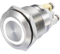 Interrupteur à pression TRU COMPONENTS GQ19F-10E/W/12V/S 1273006 48 V/DC 3 A 1 x On/(On) IP65 à rappel 1 pc(s)
