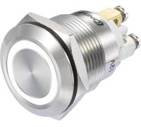 Interrupteur à pression TRU COMPONENTS GQ19F-10E/W/12V/S 1273006 48 V/DC 3 A 1 x On/(On) IP65 à rappel 1 pc(s)