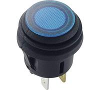 Interrupteur à pression TRU COMPONENTS TC-R13-527D2B 1587920 14 V/DC 20 A 1 x On/Off à accrochage 1 pc(s)