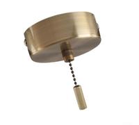 Interrupteur à Tirette Plafond Mat pour 6a 250V Interrupteur(1.5m Antique Brass)