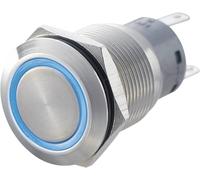 Interrupteur antivandalisme TRU COMPONENTS LAS1-AGQ-22ZE, BL 701322 250 V/AC 5 A 2 x On/On IP67 à accrochage 1 pc(s)