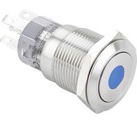 Interrupteur antivandalisme TRU COMPONENTS LAS1-AGQ11ZD, BL 701303 250 V/AC 5 A 1 x On/On IP67 à accrochage 1 pc(s)